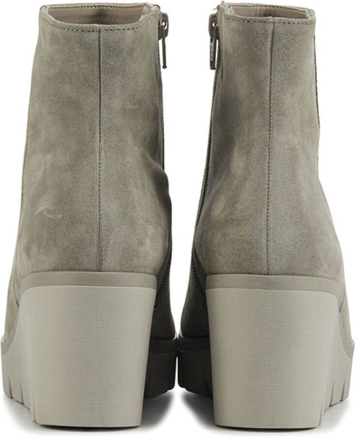 Gabor Enkellaarsjes Dames Laarzen Damesschoenen Suède 94.780.12 Beige
