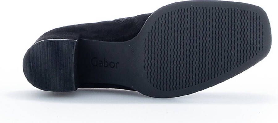 Gabor Enkellaarsjes zwart Suede 192404 Dames