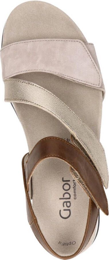 Gabor Neutrale Florenz Metallic Sandalen Pink Dames - Foto 6