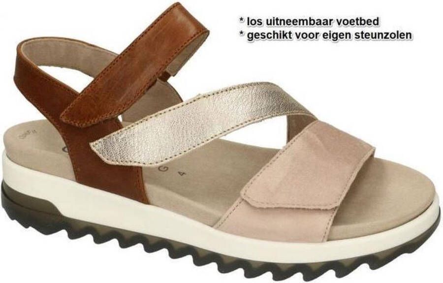Gabor Neutrale Florenz Metallic Sandalen Pink Dames - Foto 11