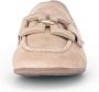 Gabor Comfortabele Suède Loafer voor Dames Beige Dames - Thumbnail 6