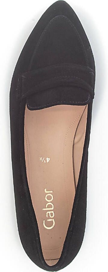 Gabor instapper zwart suede art