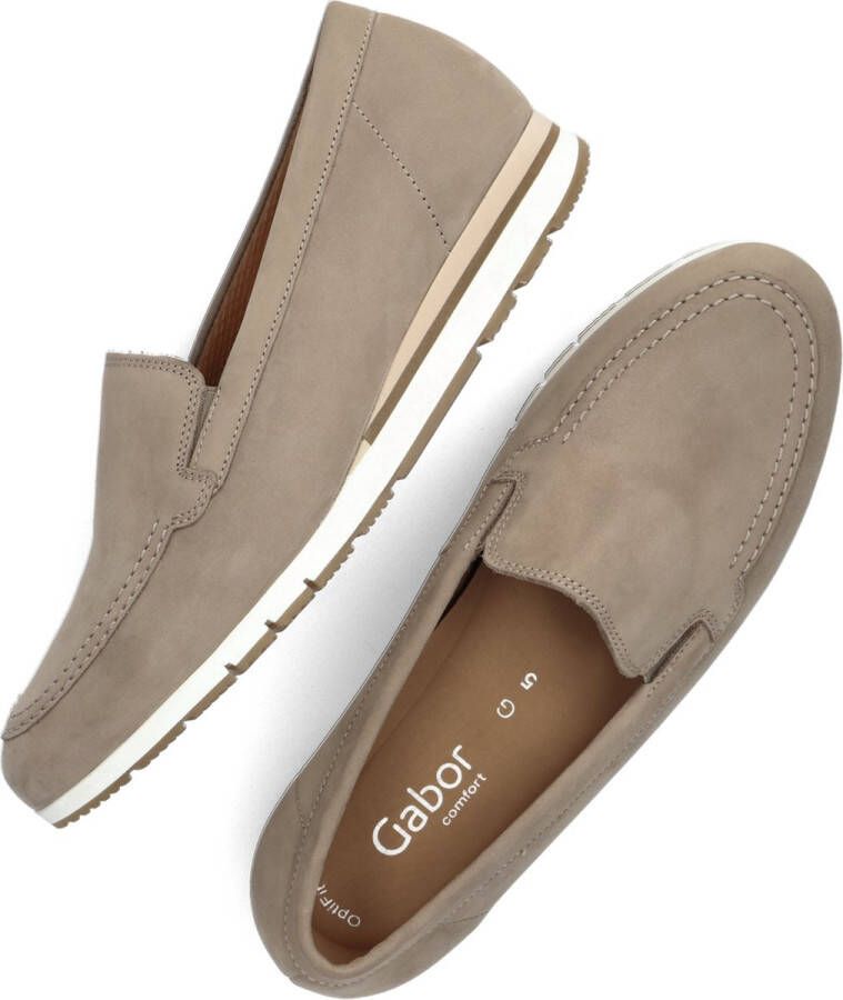 Gabor Dames Instappers Ballerina s 82.414.30 Taupe Schoenen