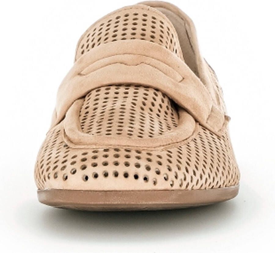 Gabor Instappers beige Suede Dames