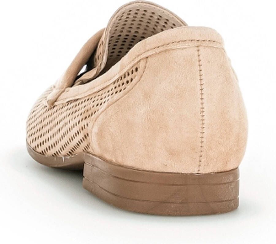 Gabor Instappers beige Suede Dames