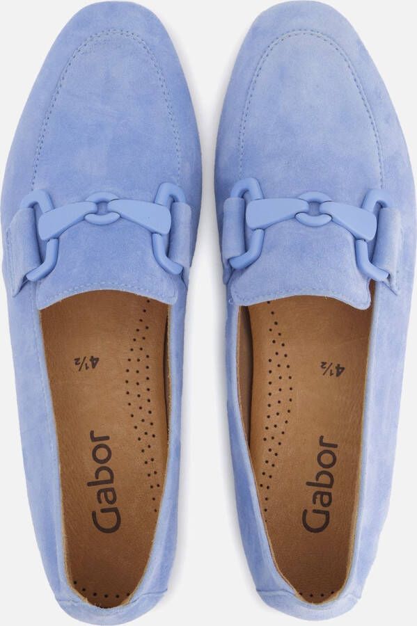 Gabor Blauwe Velvet Loafers Stijlvol Comfortabel Ontwerp Blue Dames - Foto 15