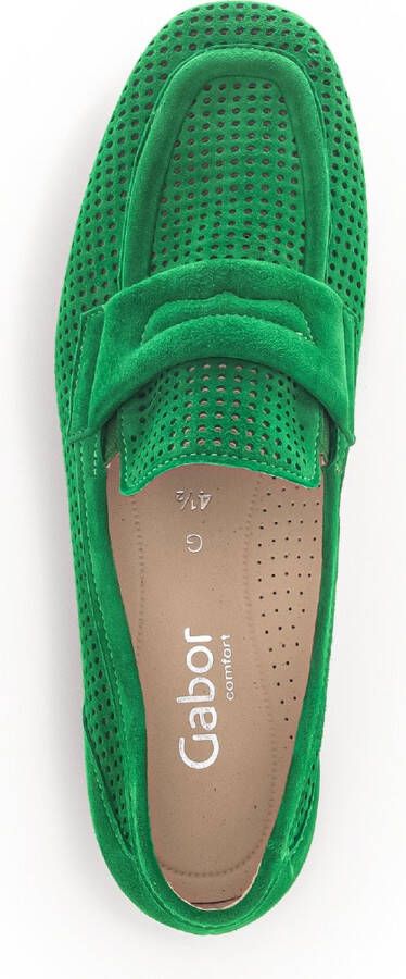Gabor Instappers Dames Instapschoenen Damesschoenen Suède 22.424 Groen