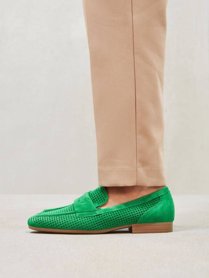 Gabor Instappers Dames Instapschoenen Damesschoenen Suède 22.424 Groen - Foto 11