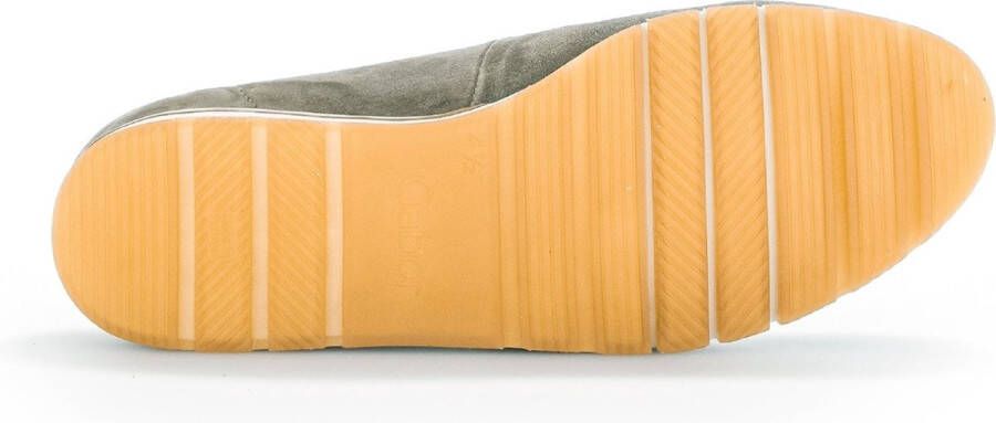 Gabor Instappers groen Suede Dames