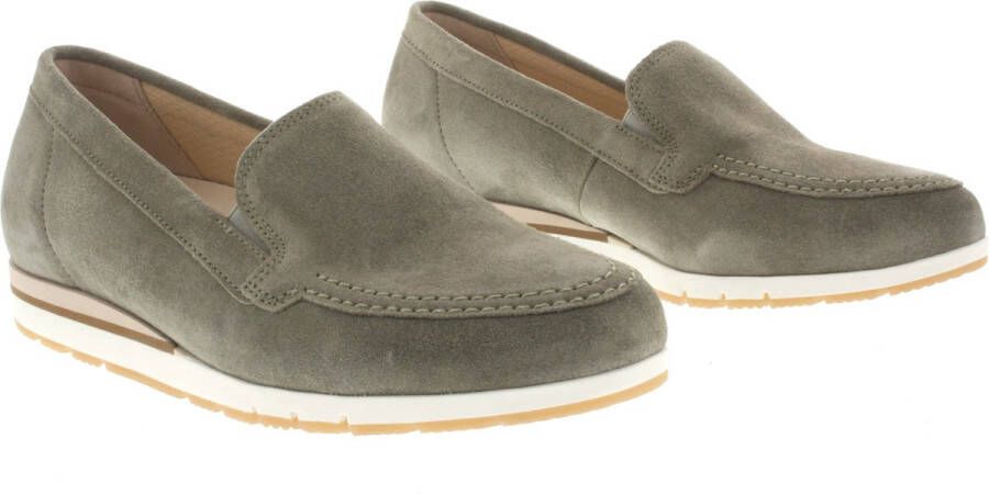 Gabor Instappers groen Suede Dames