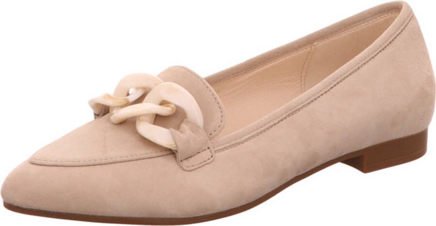 Gabor Instappers taupe Suede Dames