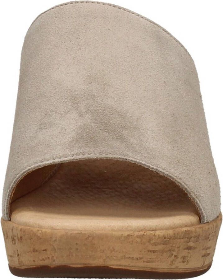 Gabor Muil Sandalen beige Nubuck Dames