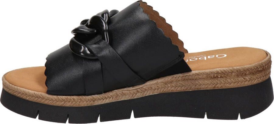 Gabor Nappa dames slipper Zwart