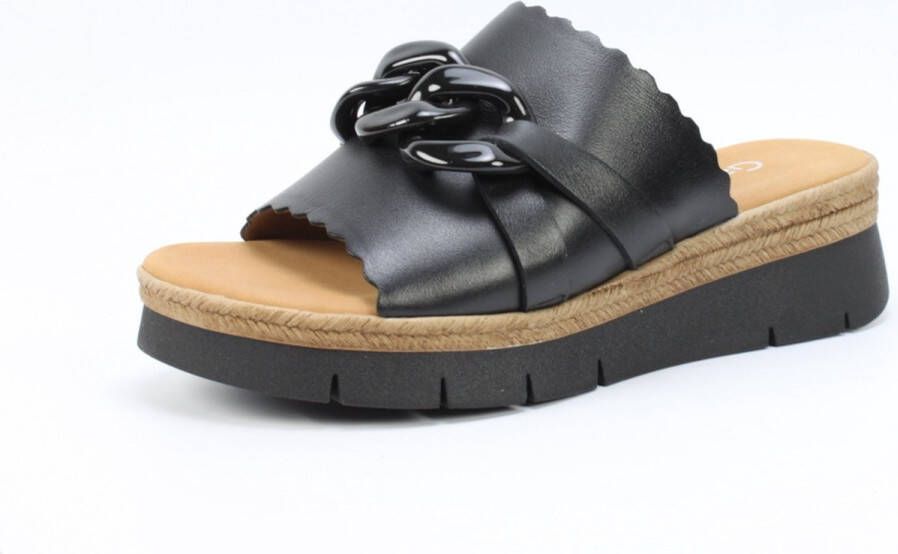 Gabor Nappa dames slipper Zwart
