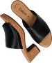 Gabor Trendy Zwarte Kurk Hoge Hak Sandalen Black Dames - Thumbnail 5