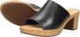 Gabor Trendy Zwarte Kurk Hoge Hak Sandalen Black Dames - Thumbnail 8