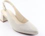 Gabor Slingback Pumps beige Synthetisch - Thumbnail 11