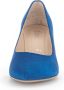 Gabor Elegante Blauwe Suède Pumps Blue Dames - Thumbnail 10