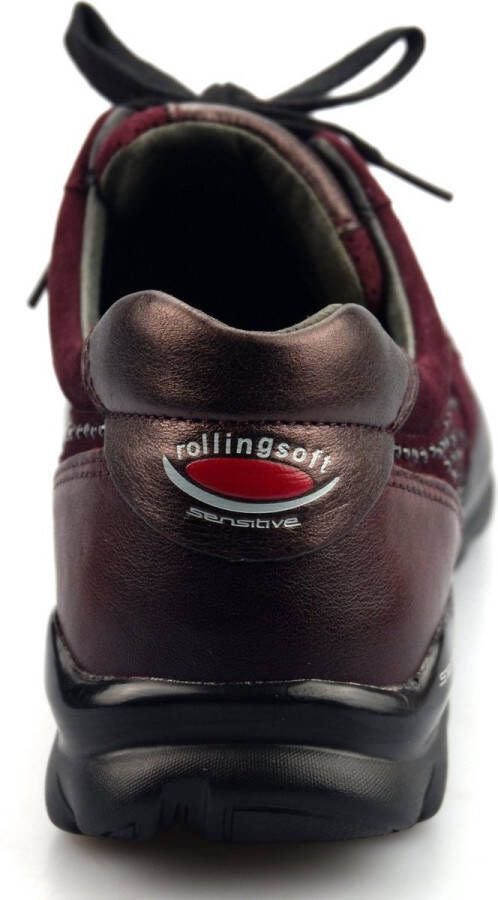 Gabor Rollingsoft Dames Lage sneakers rood