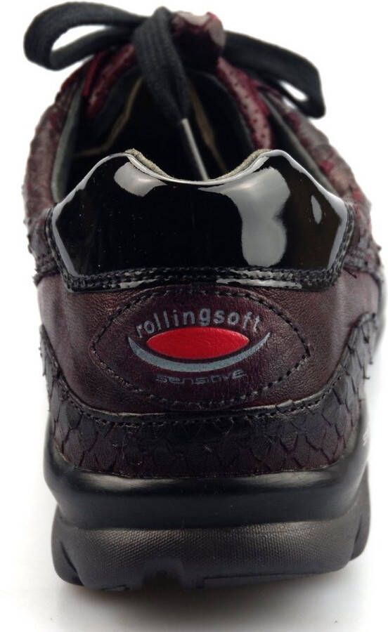 Gabor Rollingsoft Dames Lage sneakers rood