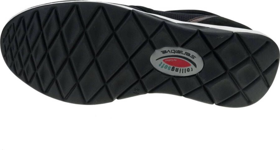 Gabor Rollingsoft Dames Lage sneakers Zwart