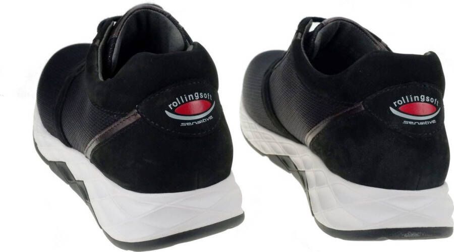 Gabor Rollingsoft Dames Lage sneakers Zwart