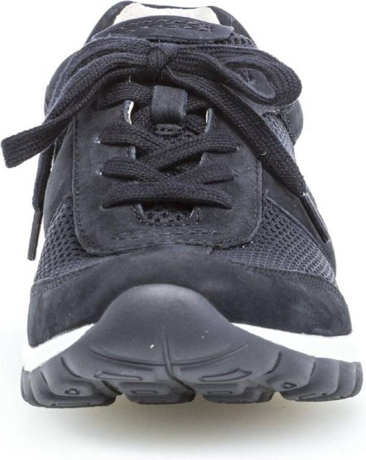Gabor rollingsoft sensitive 06.966.46 dames wandelsneaker blauw