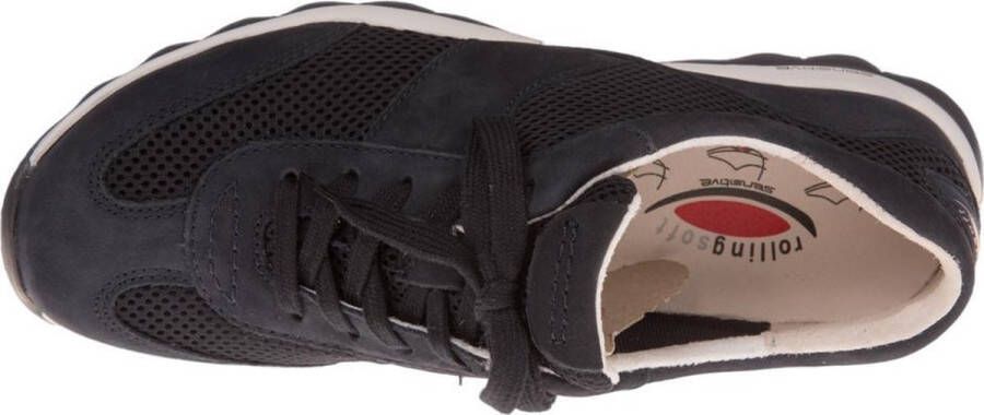 Gabor rollingsoft sensitive 06.966.46 dames wandelsneaker blauw