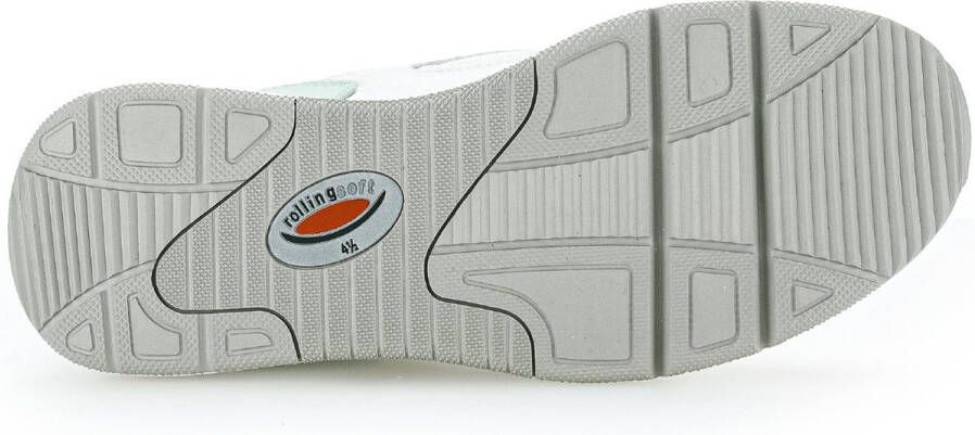 Gabor rollingsoft sensitive 26.895.53 dames rollende wandelsneaker wit