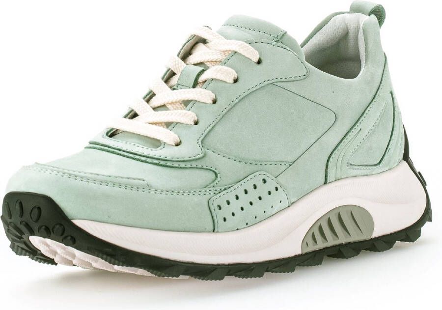 Gabor rollingsoft sensitive 26.915.44 dames rollende wandelsneaker groen