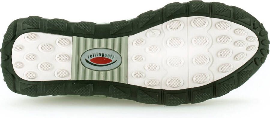 Gabor rollingsoft sensitive 26.915.44 dames rollende wandelsneaker groen