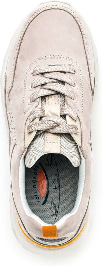 Gabor rollingsoft sensitive 26.935.31 dames rollende wandelsneaker grijs - Foto 3