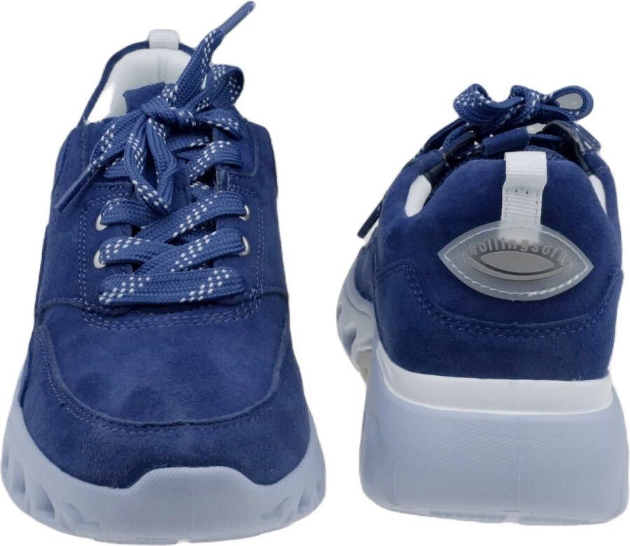 Gabor rollingsoft sensitive 26.935.46 dames rollende wandelsneaker blauw - Foto 4