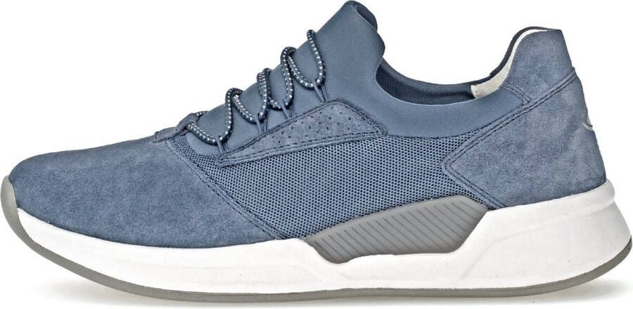 Gabor rollingsoft sensitive 26.951.26 dames rollende wandelsneaker blauw