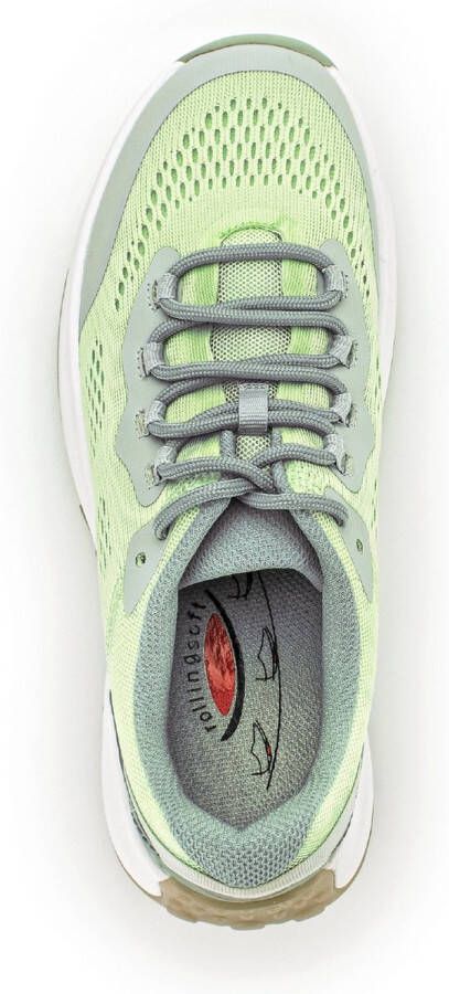 Gabor rollingsoft sensitive 26.994.22 dames rollende wandelsneaker groen