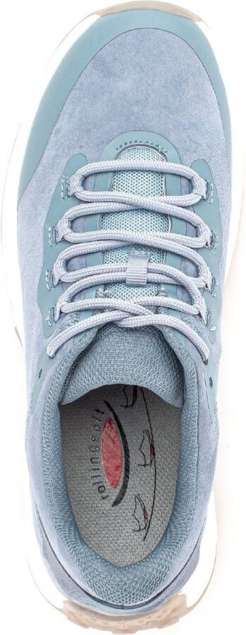 Gabor rollingsoft sensitive 26.994.26 dames rollende wandelsneaker blauw