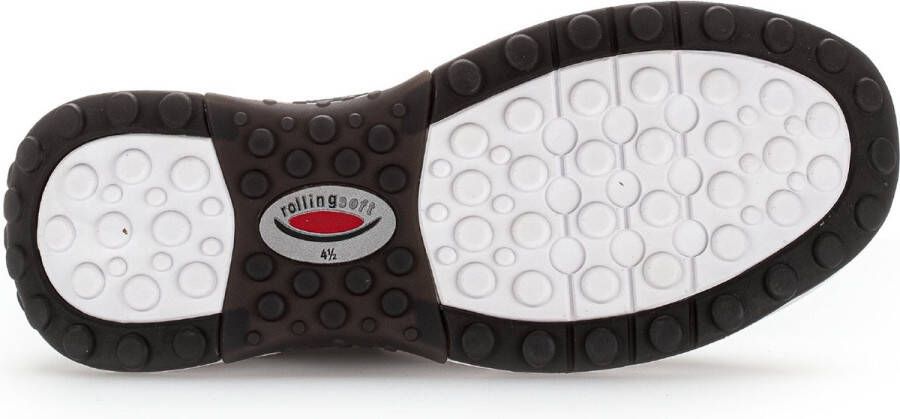 Gabor rollingsoft sensitive 26.994.27 dames rollende wandelsneaker zwart - Foto 4