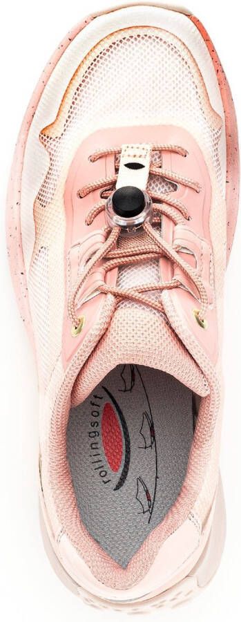 Gabor rollingsoft sensitive 26.995.25 dames rollende wandelsneaker roze
