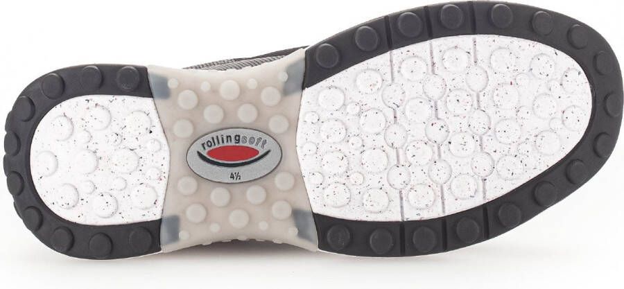 Gabor rollingsoft sensitive 26.995.27 dames rollende wandelsneaker zwart