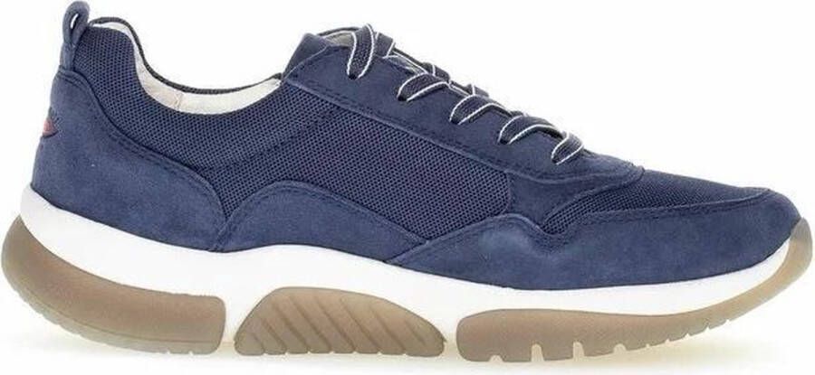 Gabor rollingsoft sensitive 66.938.36 dames wandelsneaker blauw