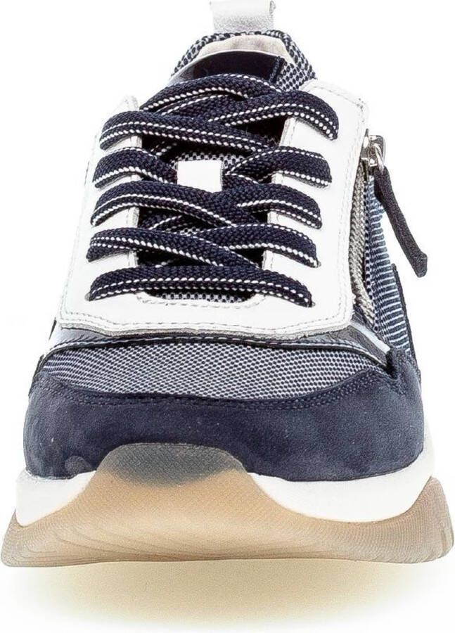 Gabor rollingsoft sensitive 66.938.46 dames wandelsneaker blauw