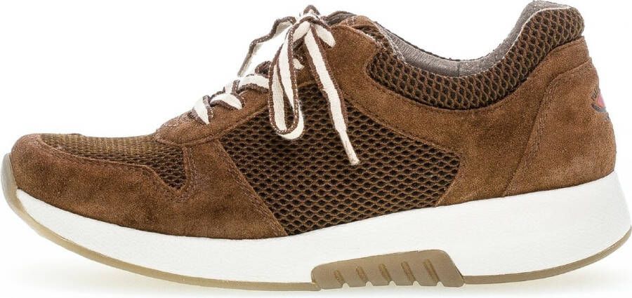 Gabor rollingsoft sensitive 76.946.42 dames wandelsneaker bruin