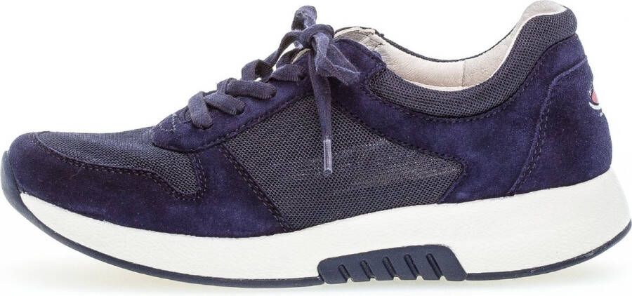 Gabor rollingsoft sensitive 76.946.46 dames wandelsneaker blauw