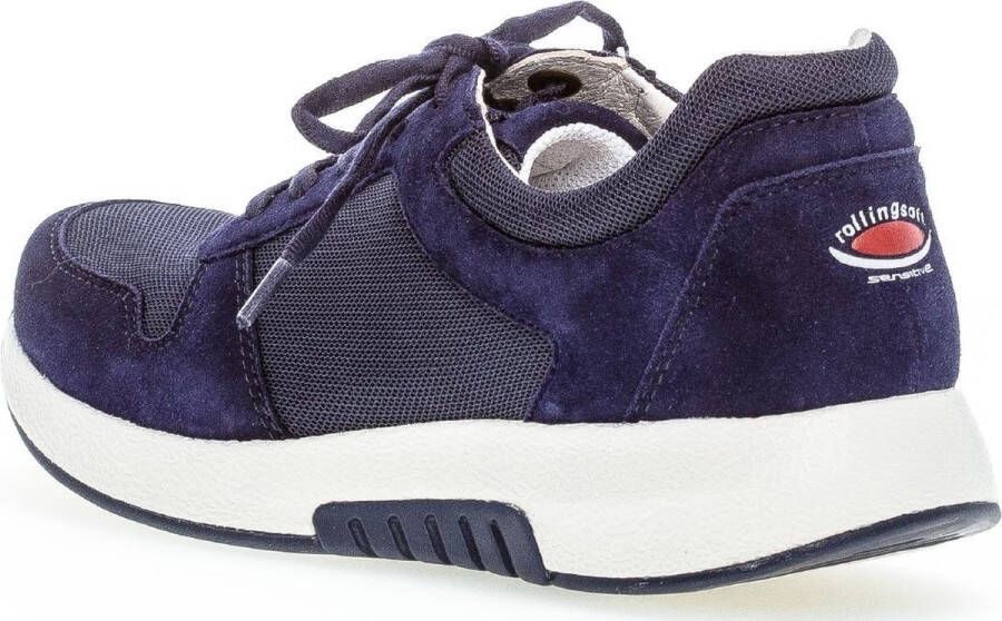 Gabor rollingsoft sensitive 76.946.46 dames wandelsneaker blauw