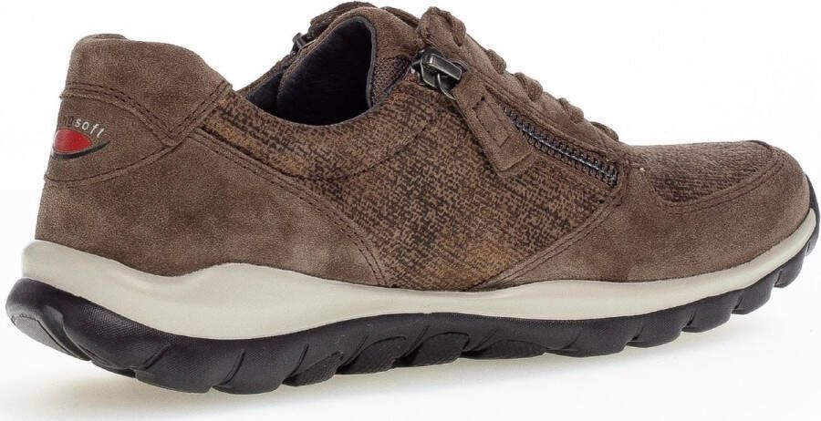 Gabor rollingsoft sensitive 76.968.61 dames wandelsneaker bruin