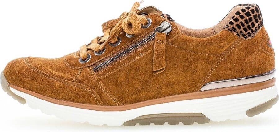 Gabor rollingsoft sensitive 76.973.01 dames wandelsneaker bruin