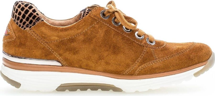 Gabor rollingsoft sensitive 76.973.01 dames wandelsneaker bruin