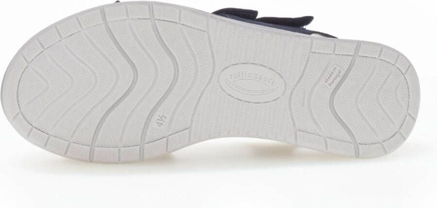 Gabor rollingsoft sensitive 86.889.46 dames rollende wandelsandaal blauw