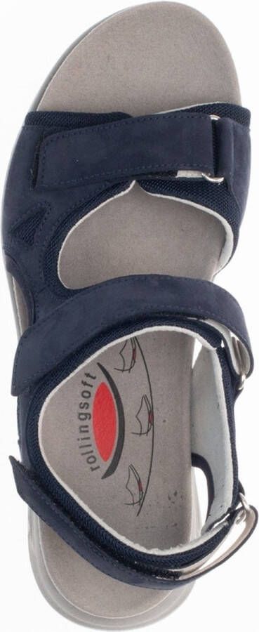 Gabor rollingsoft sensitive 86.889.46 dames rollende wandelsandaal blauw - Foto 4