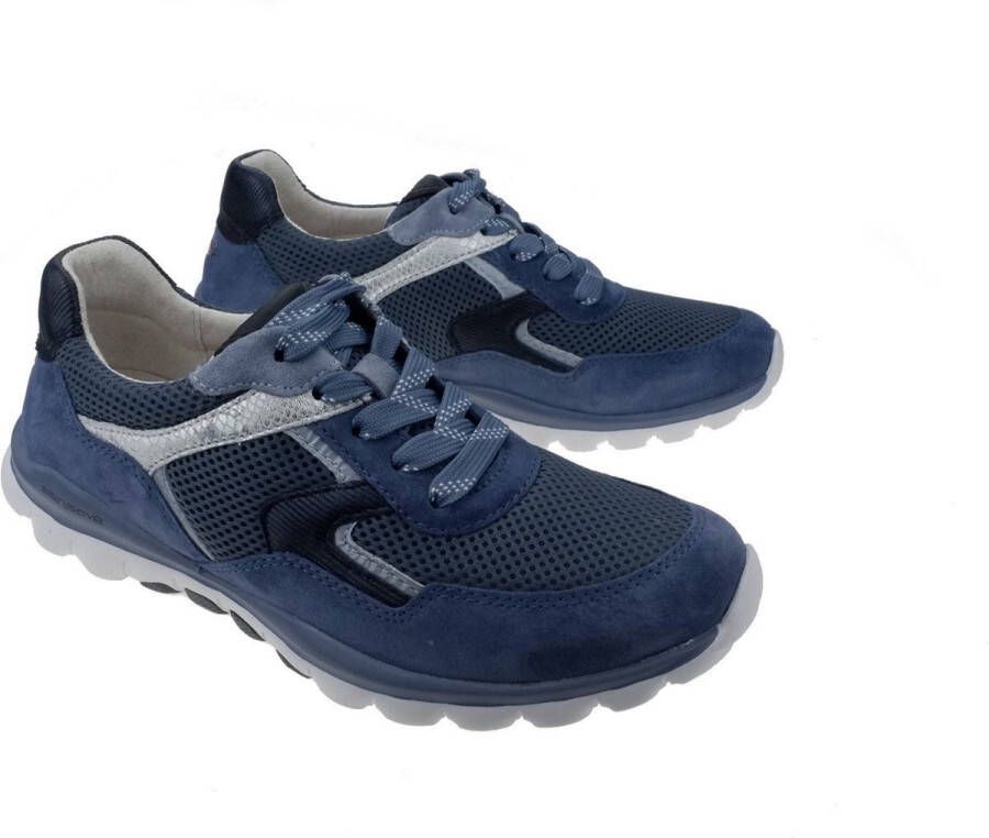 Gabor rollingsoft sensitive 86.964.26 dames rollende wandelsneaker blauw - Foto 2